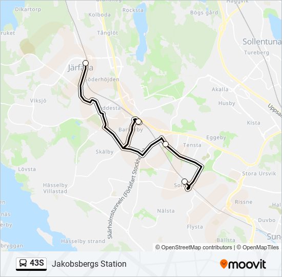 43S  Line Map