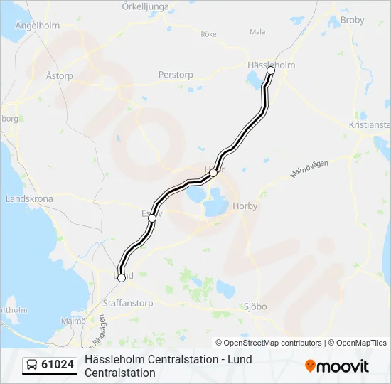 61024 Bus Line Map