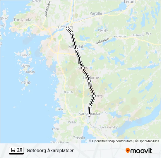 20  Line Map