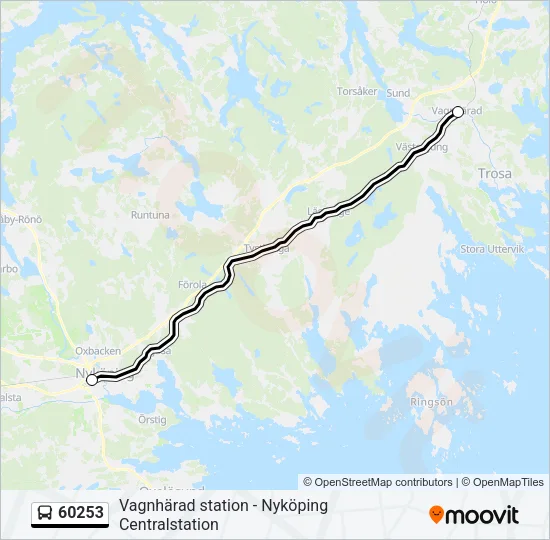 60253 Bus Line Map