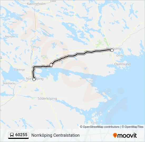 60255 Bus Line Map
