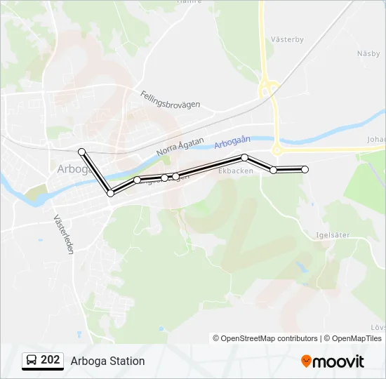 202  Line Map