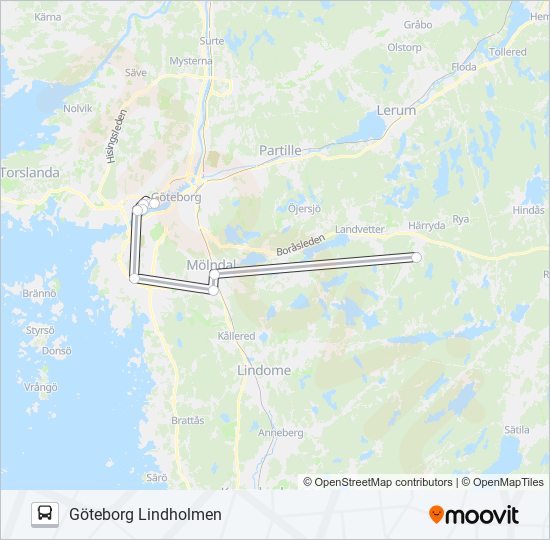 FLYGBUSSARNA bus Line Map