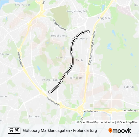 8E  Line Map