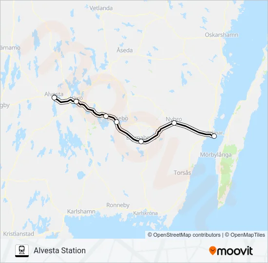 ÖRESUNDSTÅG  Line Map