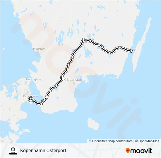 ÖRESUNDSTÅG  Line Map