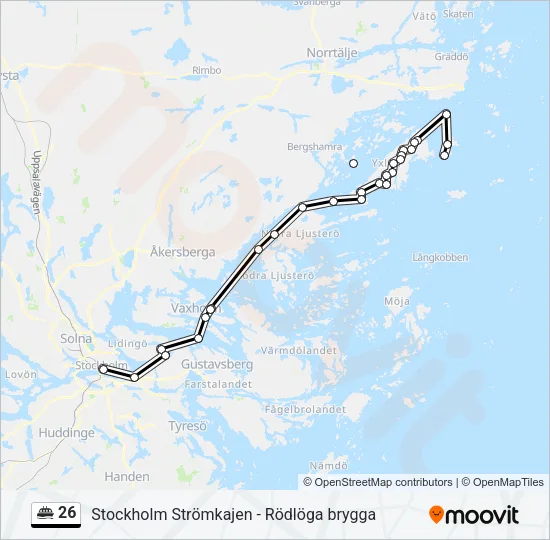 26 Ferry Line Map