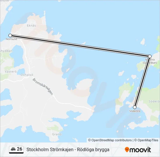 26 Ferry Line Map