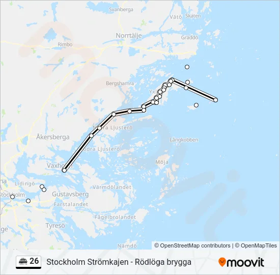 26 Ferry Line Map