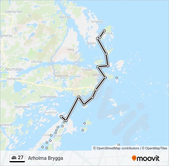 27 Ferry Line Map