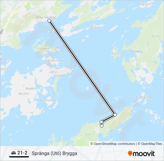 21-2 Ferry Line Map