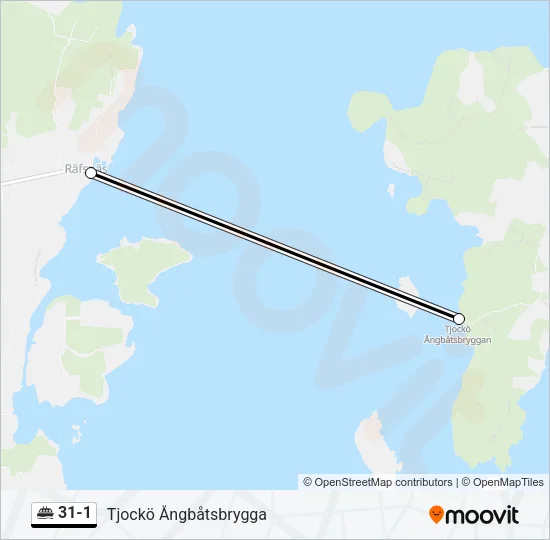 31-1 Ferry Line Map