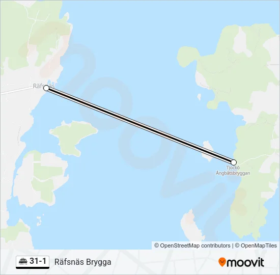 31-1 Ferry Line Map