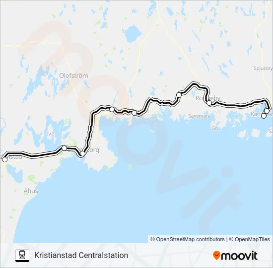 ÖRESUNDSTÅG  Line Map