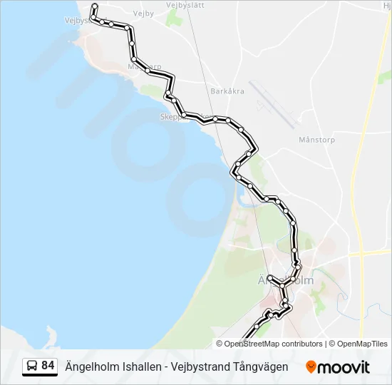 84  Line Map