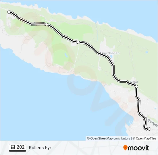 202 Bus Line Map