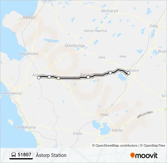 51807 Bus Line Map
