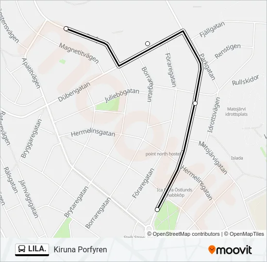 LILA.  Line Map
