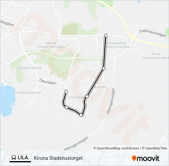 LILA.  Line Map