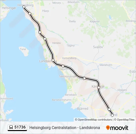 51736 Bus Line Map