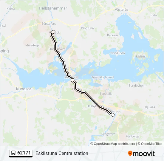 62171 Bus Line Map
