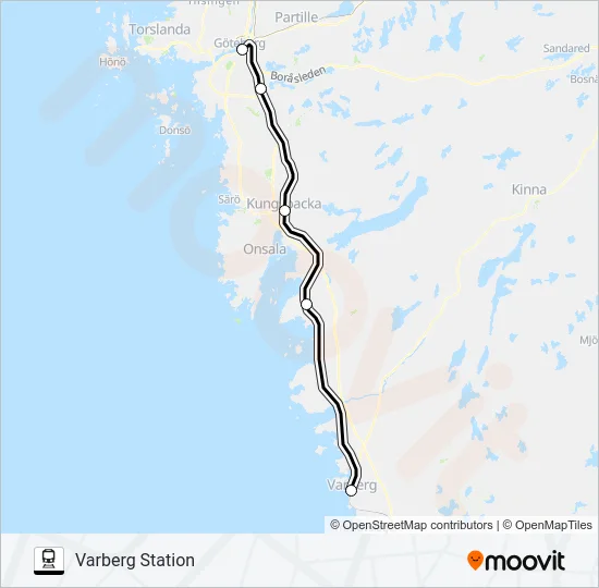 ÖRESUNDSTÅG  Line Map