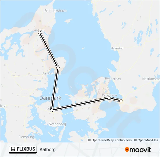 FLIXBUS Bus Line Map