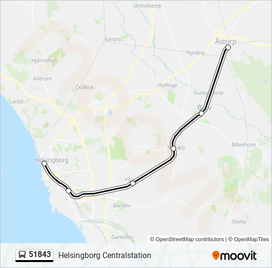 51843  Line Map