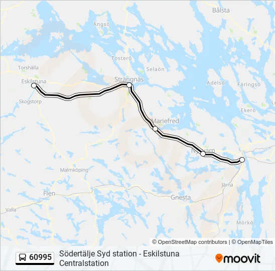 60995 Bus Line Map