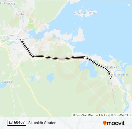 68407 Bus Line Map