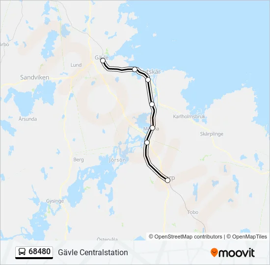 68480 Bus Line Map