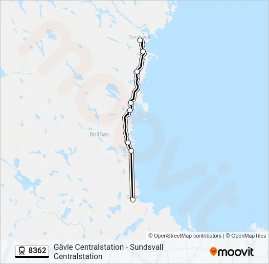 8362 Train Line Map