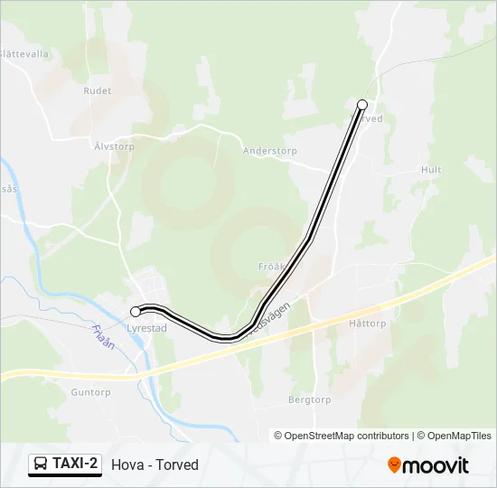 TAXI-2 Bus Line Map