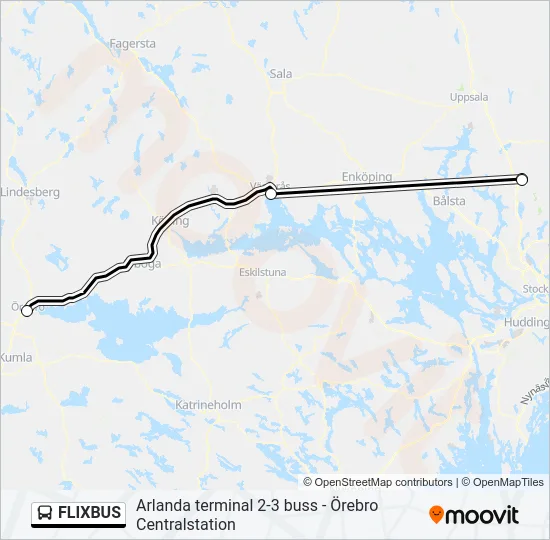 FLIXBUS Bus Line Map
