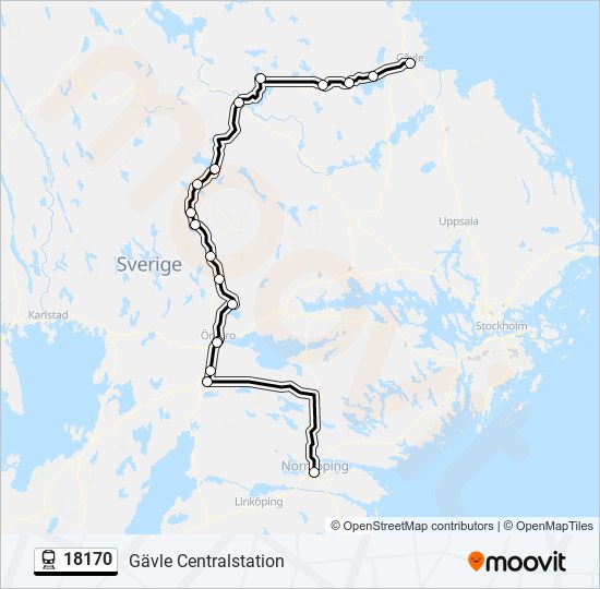 18170 train Line Map