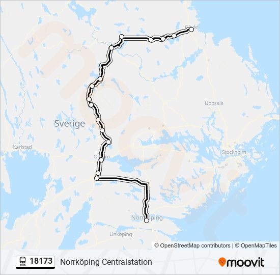 18173 train Line Map