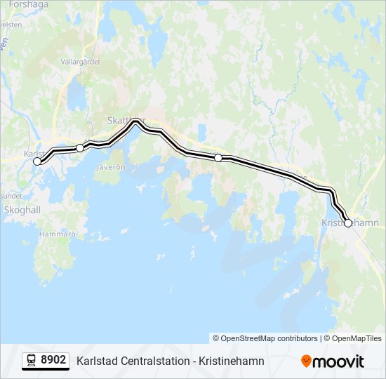 8902 train Line Map