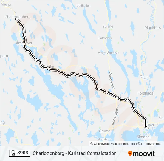 8903 Train Line Map