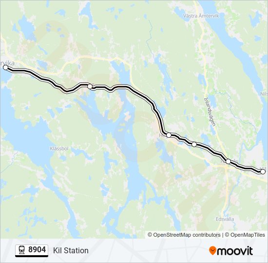 8904 train Line Map