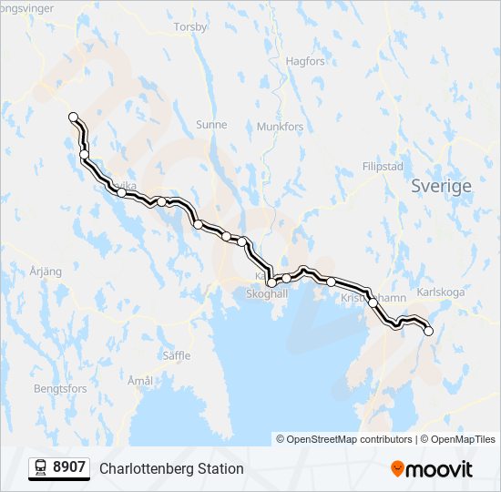 8907 train Line Map