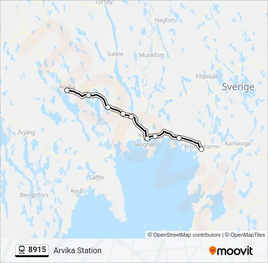 8915 Train Line Map