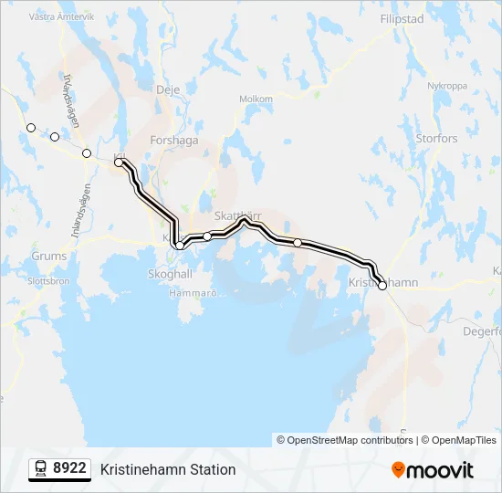 8922 Train Line Map
