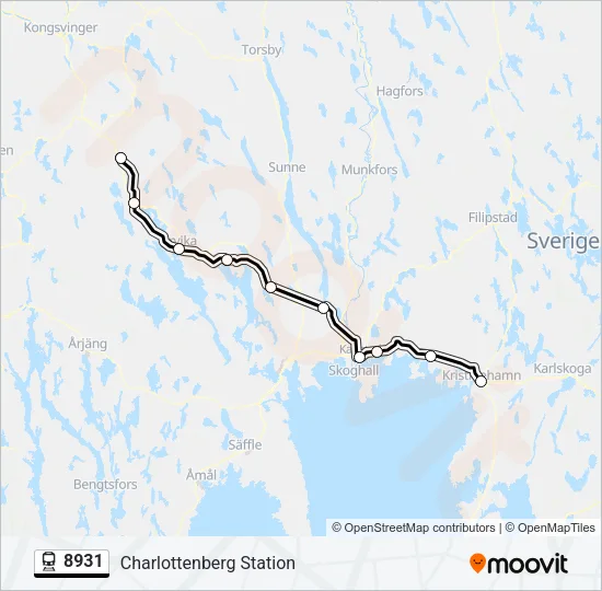 8931 Train Line Map