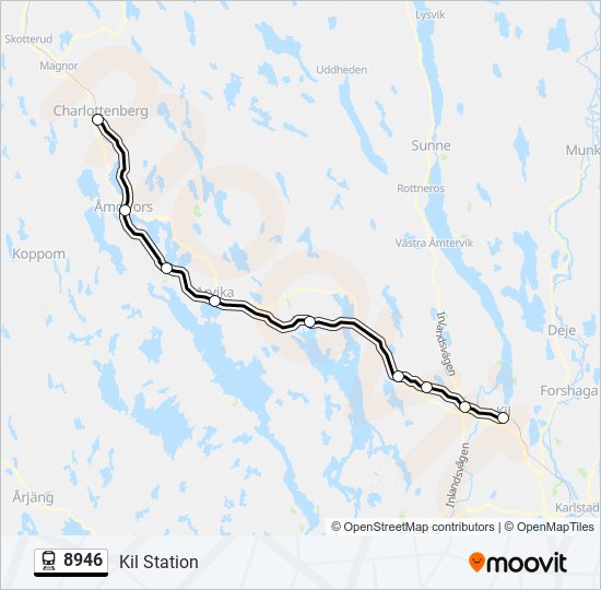 8946 train Line Map