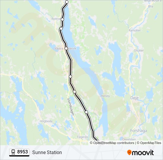 8953 train Line Map