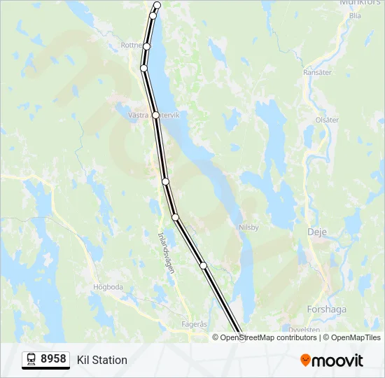 8958 Train Line Map