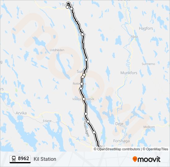 8962 train Line Map