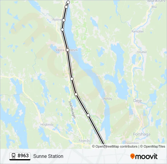 8963 Train Line Map