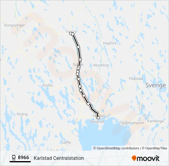 8966 Train Line Map