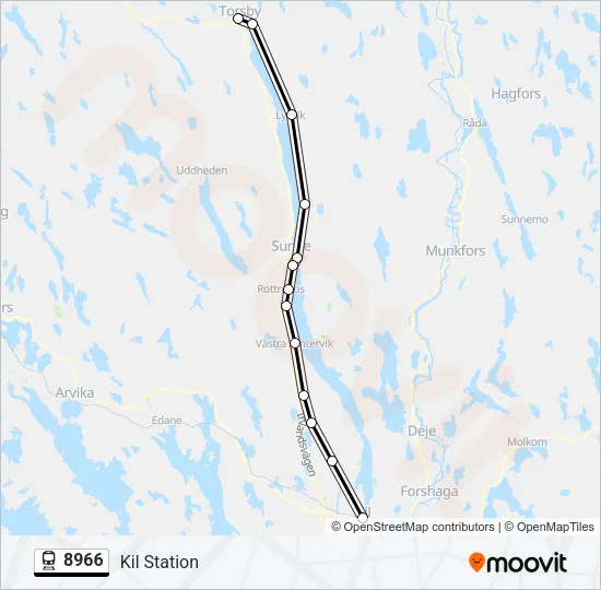 8966 Train Line Map
